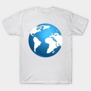 Globe Word Map Emblem T-Shirt